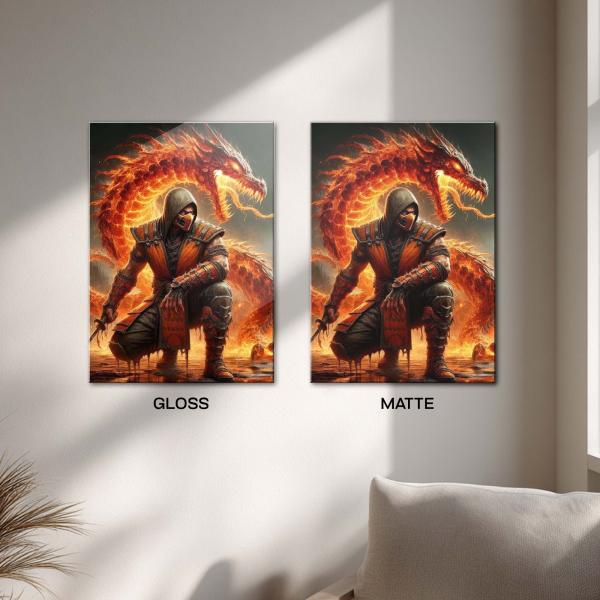 Scorpion: Inferno Reborn Edition Metal Poster