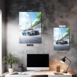 Sunset Drift Legend | JDM Street Racer Metal Poster