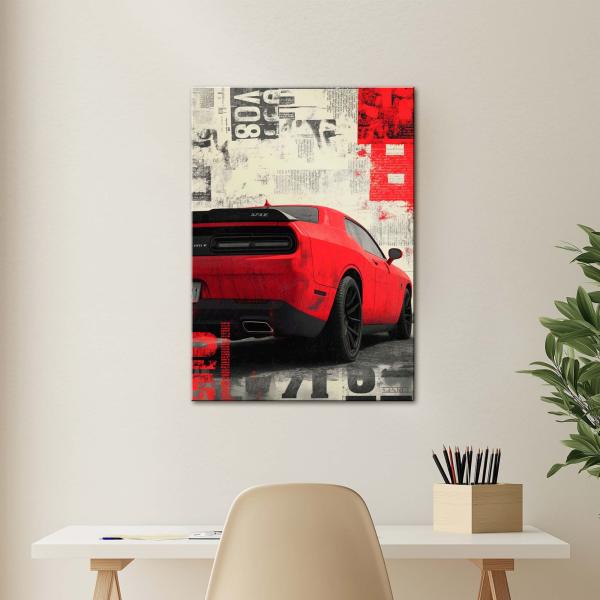 Redline Beast: The Street Power Machine | Sacred Metal Poster