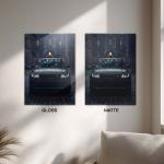 Midnight Sovereign: The Luxury Power Icon | Sacred Metal Poster