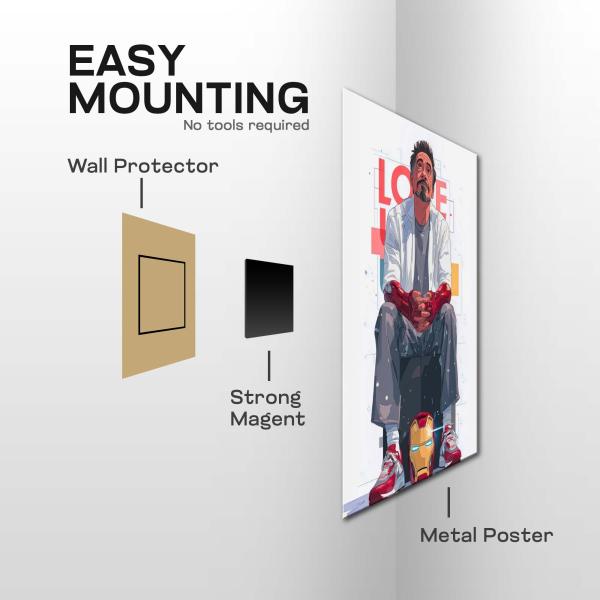 Tony Stark: Legacy Unarmored Edition Metal Poster