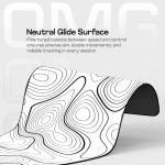 White Topography Edition Mousepad